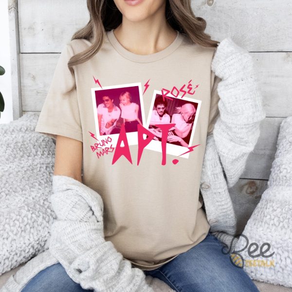 Apt Apateu 2Yk Rose And Bruno Mars New Song Inspired T Shirt Sweatshirt Hoodie Graphic Tee beeteetalk 6