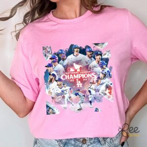 La Dodgers T Shirt Sweatshirt Hoodie Los Angeles 2024 National League Champions Baseball Graphic Tee beeteetalk 2