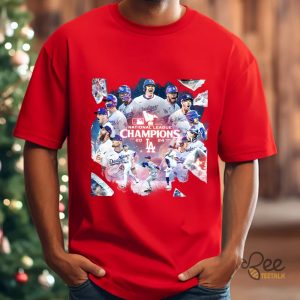 La Dodgers T Shirt Sweatshirt Hoodie Los Angeles 2024 National League Champions Baseball Graphic Tee beeteetalk 3