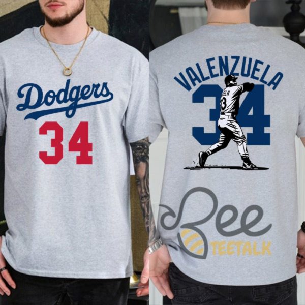 Rip Fernando Valenzuela Shirt 34 La Baseball Fernando El Toro Memorial T Shirt Sweatshirt Hoodie Graphic Tee beeteetalk 1