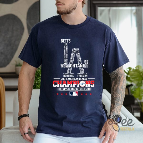 La Dodgers Shirt Los Angeles Champs Shirt National League Champions 2024 T Shirt Sweatshirt Hoodie World Series Graphic Tee beeteetalk 1