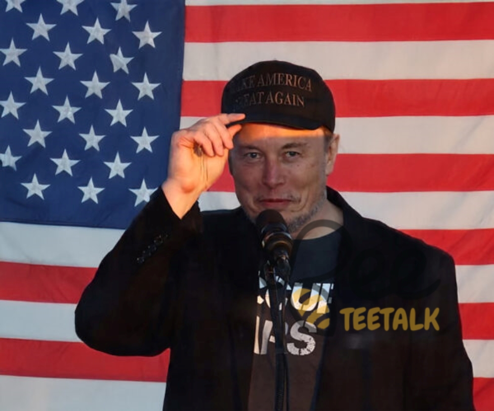 Elon Musk Dark Maga Hat Make America Great Again Never Surrender Embroidered Baseball Cap