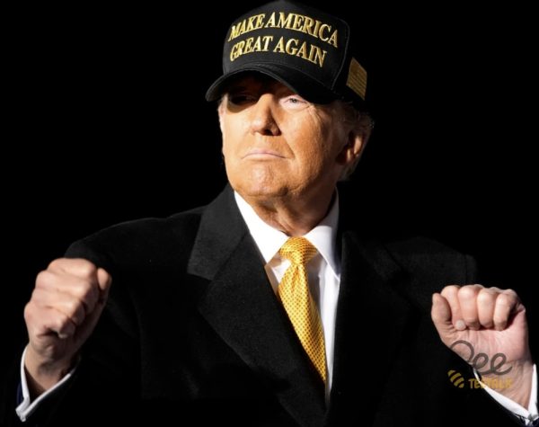 Donald Trump Gold Dark Maga Embroidered Baseball Hat 2024 beeteetalk 5