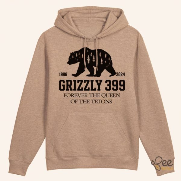 Forever Queen Of The Tetons Shirt Grizzly Beer 399 National Park Shirt Funny Bear Grizzly 399 Cub Tee beeteetalk 2