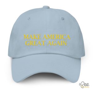 Gold Maga Hat Inspired By Donald Trump Michigan Rally Black With Gold Make America Great Again 2024 Embroidered Baseball Cap beeteetalk 8