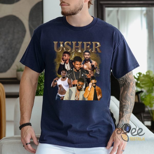 Usher Bootleg T Shirt Sweatshirt Hoodie 90S Vintage Rapper Graphic Tee beeteetalk 2