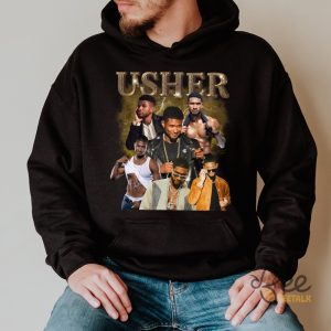 Usher Bootleg T Shirt Sweatshirt Hoodie 90S Vintage Rapper Graphic Tee beeteetalk 5