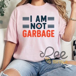 I Am Not Garbage Shirt Funny Donald Trump Supporters Graphic Tee beeteetalk 2