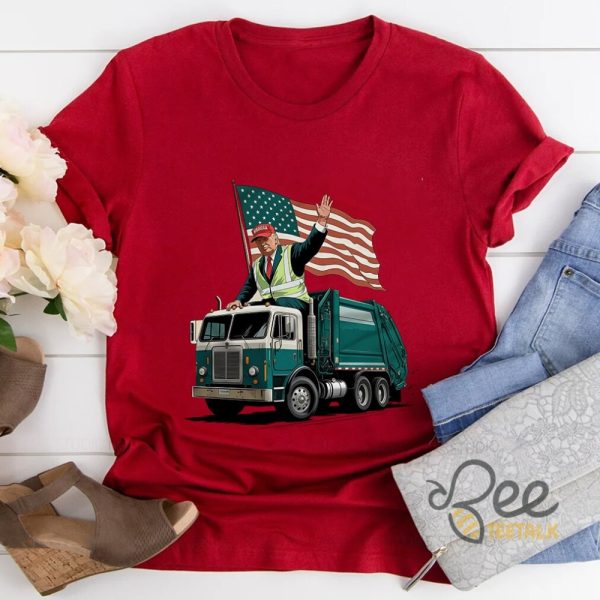 Trump Garbage Truck Shirt Donald Trump Maga Hat Shirt Politics Election 2024 Tee beeteetalk 1