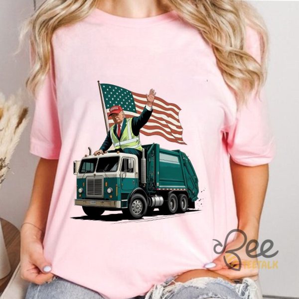 Trump Garbage Truck Shirt Donald Trump Maga Hat Shirt Politics Election 2024 Tee beeteetalk 2