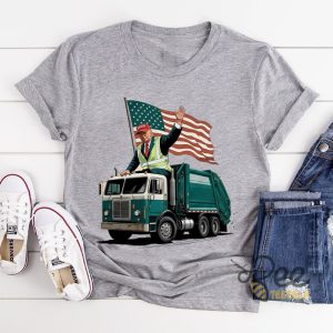 Trump Garbage Truck Shirt Donald Trump Maga Hat Shirt Politics Election 2024 Tee beeteetalk 4