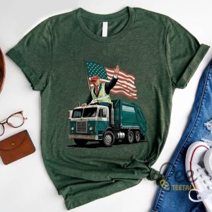 Trump Garbage Truck Shirt Donald Trump Maga Hat Shirt Politics Election 2024 Tee beeteetalk 5