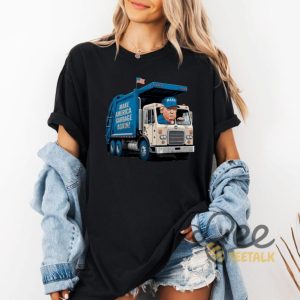 Trump Garbage Truck Funny Shirt Garbage Proud Trump Supporter Election 2024 T Shirt Maga Tee beeteetalk 7