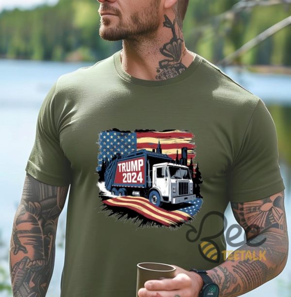 Donald Trump Garbage Truck Shirt Election 2024 Maga Shirt beeteetalk 1