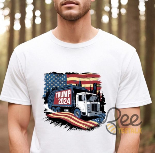 Donald Trump Garbage Truck Shirt Election 2024 Maga Shirt beeteetalk 3