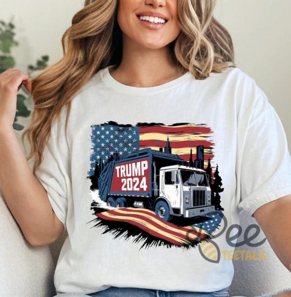 Donald Trump Garbage Truck Shirt Election 2024 Maga Shirt beeteetalk 4