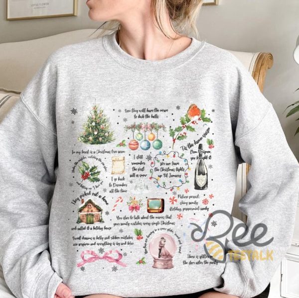 Swiftmas Christmas Collection Sweatshirt T Shirt Hoodie Swifties Xmas Holiday Music Fan Gift beeteetalk 1