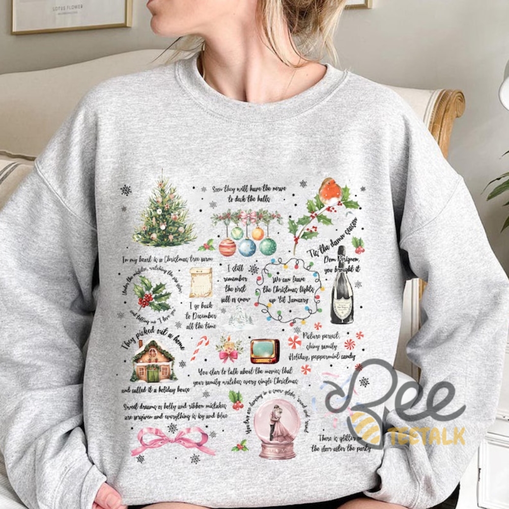 Swiftmas Christmas Collection Sweatshirt T Shirt Hoodie Swifties Xmas Holiday Music Fan Gift