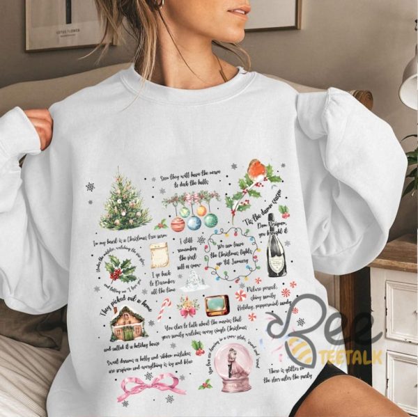 Swiftmas Christmas Collection Sweatshirt T Shirt Hoodie Swifties Xmas Holiday Music Fan Gift beeteetalk 4