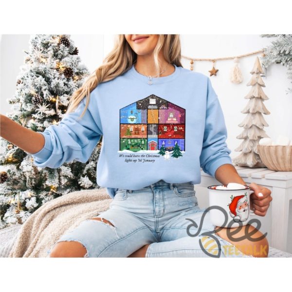 Lover Taylor Swift Christmas T Shirt Sweatshirt Hoodie Swifties Gift We Could Leave The Christmas Lights Up Eras Tour Tee beeteetalk 6