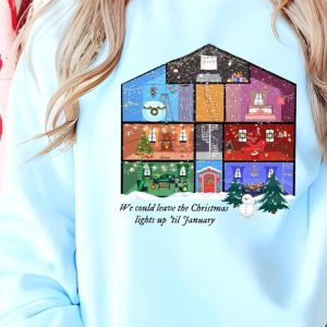 Lover Taylor Swift Christmas T Shirt Sweatshirt Hoodie Swifties Gift We Could Leave The Christmas Lights Up Eras Tour Tee beeteetalk 7