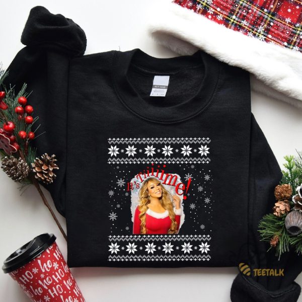 Mariah Carey Its Time 30Th Anniversary T Shirt Sweatshirt Hoodie Mariah Carey Christmas Sweater Graphic Tee beeteetalk 3