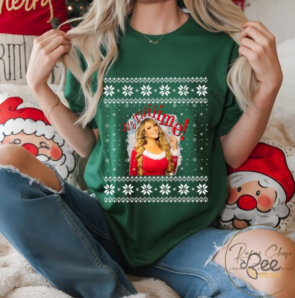 Mariah Carey Its Time 30Th Anniversary T Shirt Sweatshirt Hoodie Mariah Carey Christmas Sweater Graphic Tee beeteetalk 7