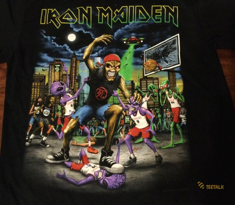 Iron Maiden Future Past Tour 2024 T Shirt Sweatshirt Hoodie Brooklyn Barclays Center