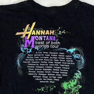 Hannah Montana Shirt Best Of Both World Tours 2024 Band Tee Vintage Reprinted beeteetalk 2