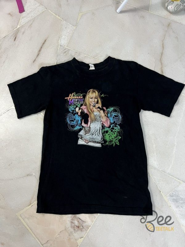 Hannah Montana Shirt Best Of Both World Tours 2024 Band Tee Vintage Reprinted beeteetalk 4