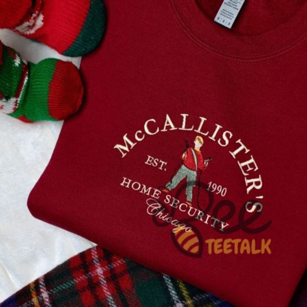 Home Alone Mccallisters Embroidered T Shirt Sweatshirt Hoodie Christmas Movie Gift beeteetalk 1