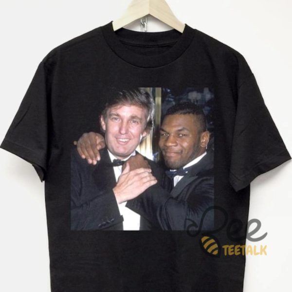 Donald Trump With Mike Tyson T Shirt Sweatshirt Hoodie Vintage Rap Tee beeteetalk 1