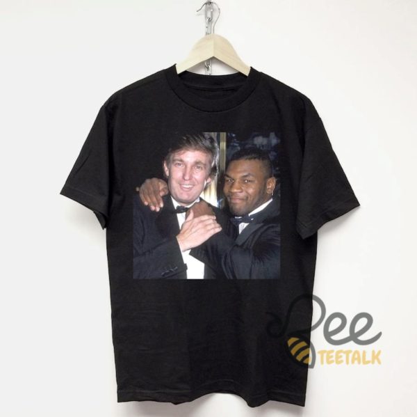 Donald Trump With Mike Tyson T Shirt Sweatshirt Hoodie Vintage Rap Tee beeteetalk 2