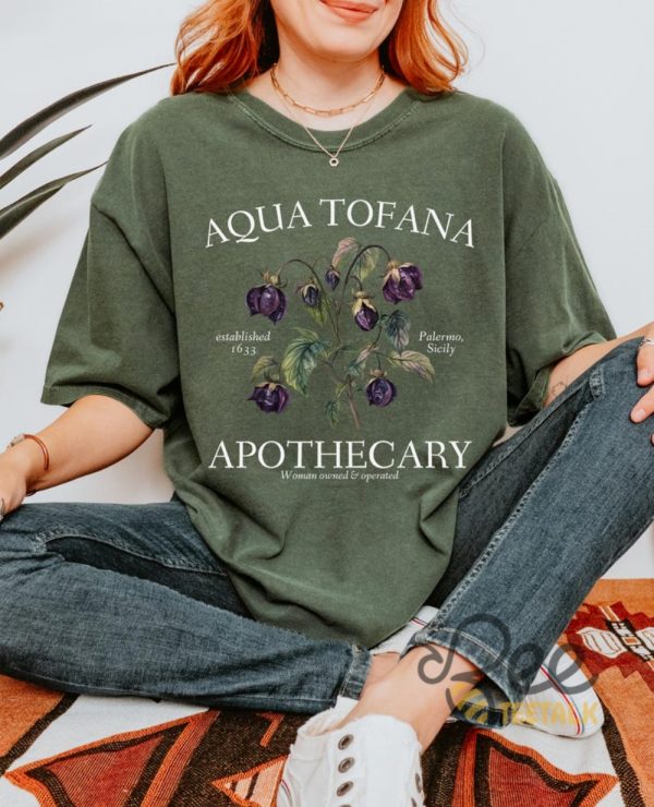 Aqua Tofana Apothecary Shirt Giulia Feminist Reproductive Rights Tshirt Smash The Patriarchy My Body My Choice Pro Roe Tee beeteetalk 5