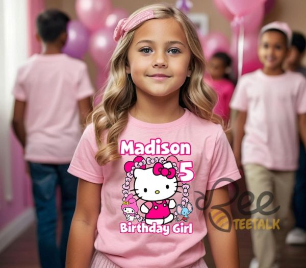 Hello Kitty Custom Birthday Shirt Personalized Birthday Party Sanrio Gift beeteetalk 1