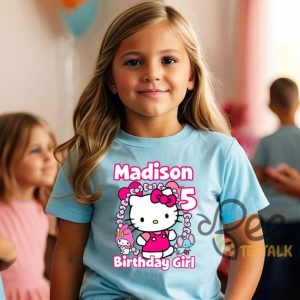 Hello Kitty Custom Birthday Shirt Personalized Birthday Party Sanrio Gift beeteetalk 2