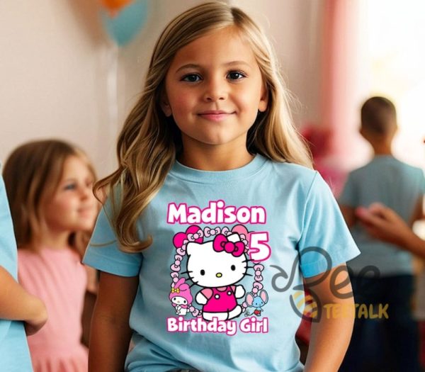 Hello Kitty Custom Birthday Shirt Personalized Birthday Party Sanrio Gift beeteetalk 2