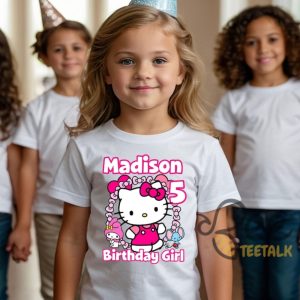 Hello Kitty Custom Birthday Shirt Personalized Birthday Party Sanrio Gift beeteetalk 3