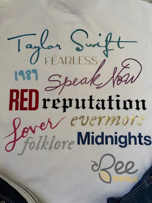 Beige Taylor Swift The Eras Tour Shirt Front And Back New beeteetalk 3