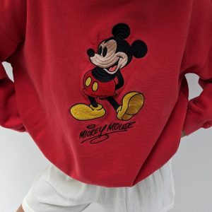 Vintage Disney Mickey Mouse Embroidered Sweatshirt T Shirt Hoodie beeteetalk 2