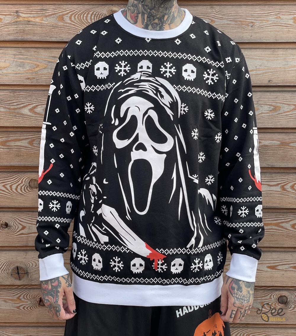 Scream Ghostface Christmas Sweater