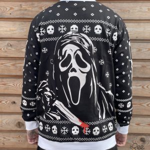 Scream Ghostface Christmas Sweater beeteetalk 2