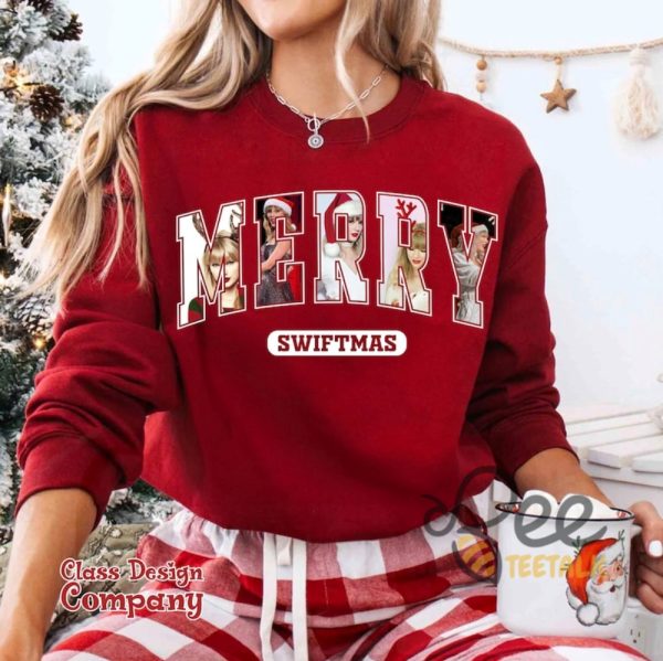 Merry Swiftmas T Shirt Sweatshirt Hoodie Merry Christmas Gift For Taylor Lovers beeteetalk 2