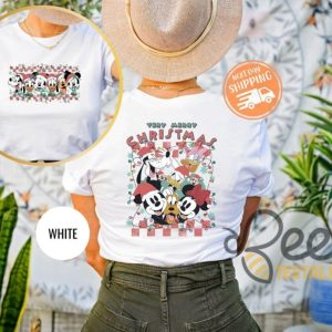 Cartoon Mouse And Friends Very Merry Christmas Checkered Christmas Lights Shirt Christmas Party Movie T Shirt Sweatshirt Hoodie Graphic Tee beeteetalk 4