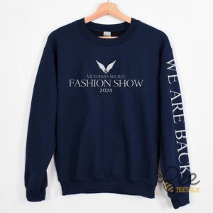 Victorias Secret Fashion Show 2024 Embroidered T Shirt Sweatshirt Hoodie We Are Back beeteetalk 2