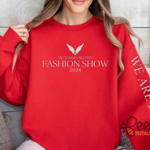 Victorias Secret Fashion Show 2024 Embroidered T Shirt Sweatshirt Hoodie We Are Back beeteetalk 3