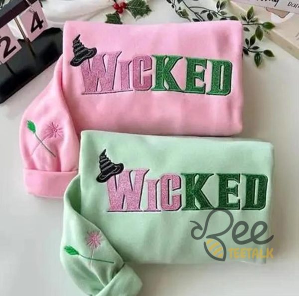 Wicked Defy Gravity Embroidered T Shirt Sweatshirt Hoodie Wizard Of Oz Shirt beeteetalk 1