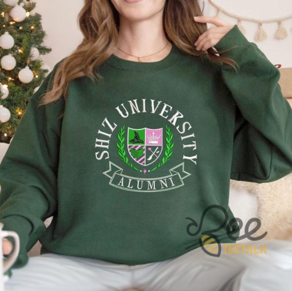 Shiz University Alumni Embroidered Sweatshirt T Shirt Hoodie Wicked Musical Movie Shirt beeteetalk 1