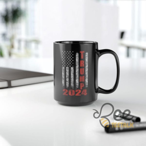 Trump 45 47 American Flag Coffee Mug 2024 Patriotic Coffee Cup Political Republican Gift beeteetalk 1