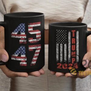 Trump 45 47 American Flag Coffee Mug 2024 Patriotic Coffee Cup Political Republican Gift beeteetalk 4